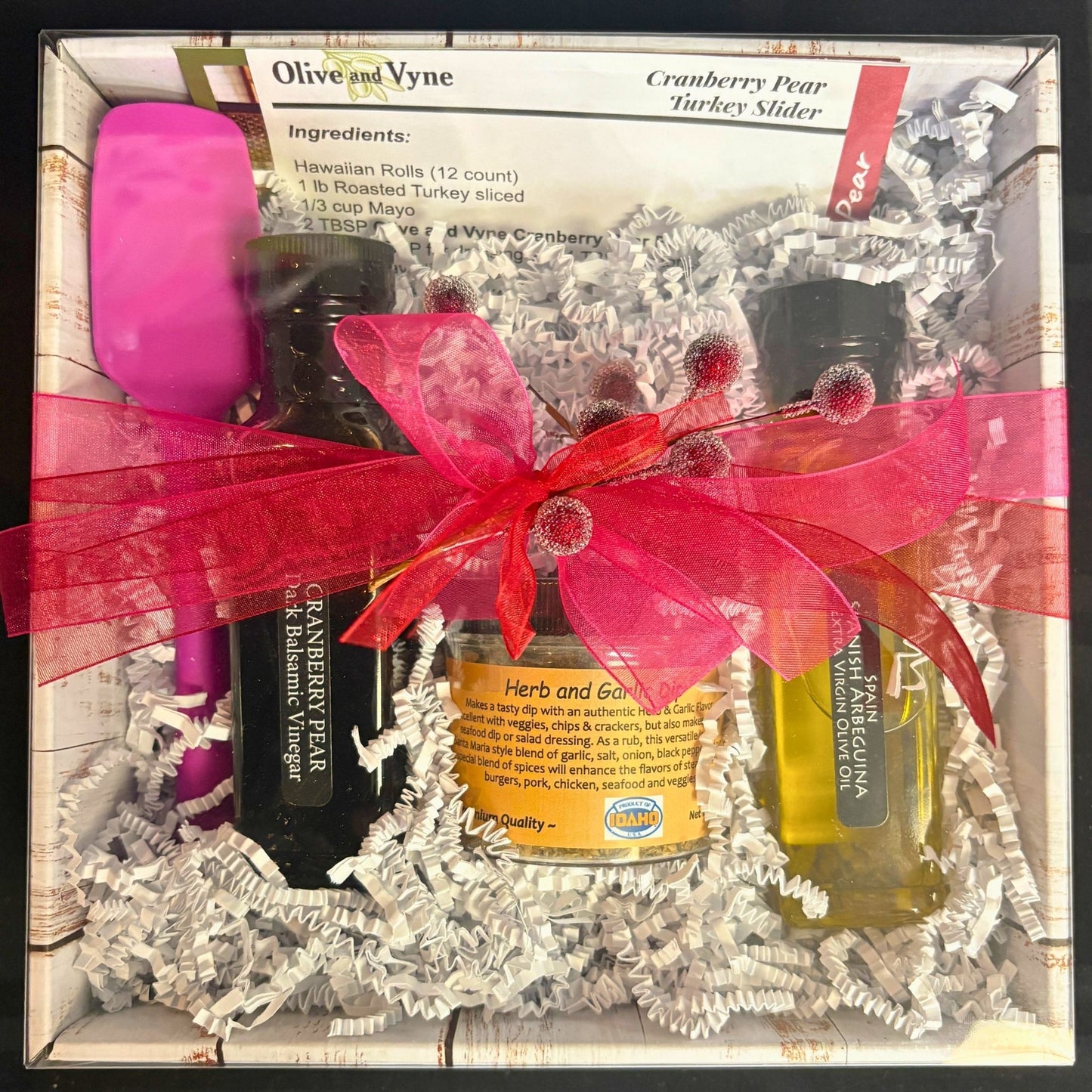 Cranberry Pear Slider Glaze Gift Box