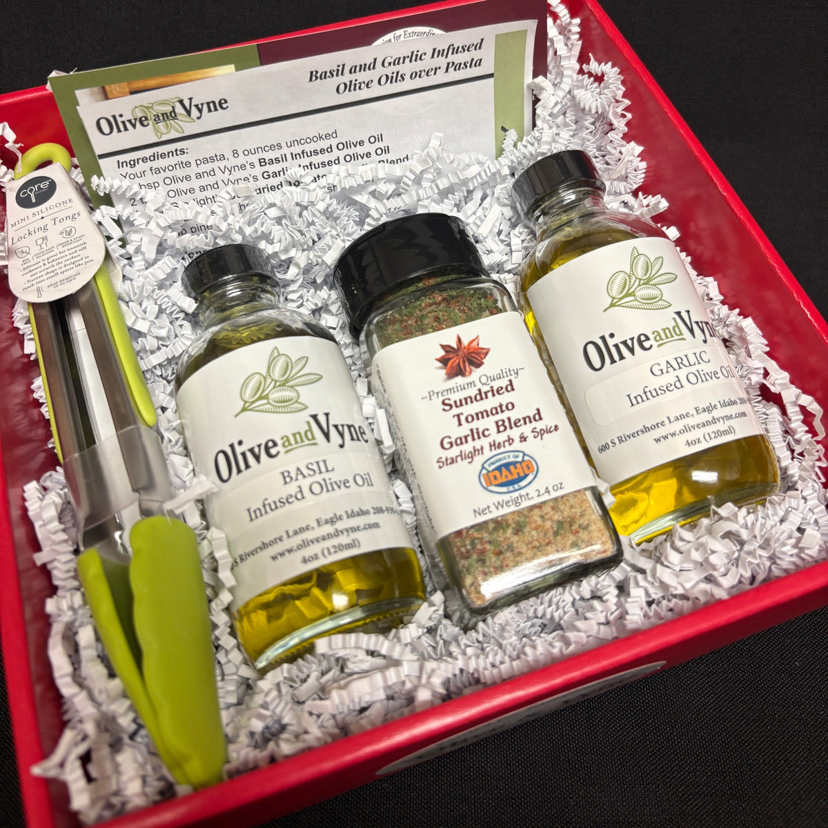 Pasta Lovers - Basil & Garlic Gift Box