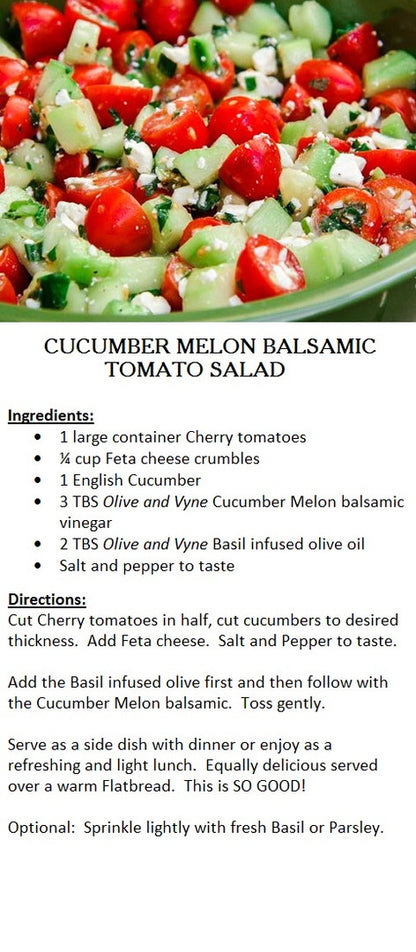 CUCUMBER MELON Balsamic Vinegar
