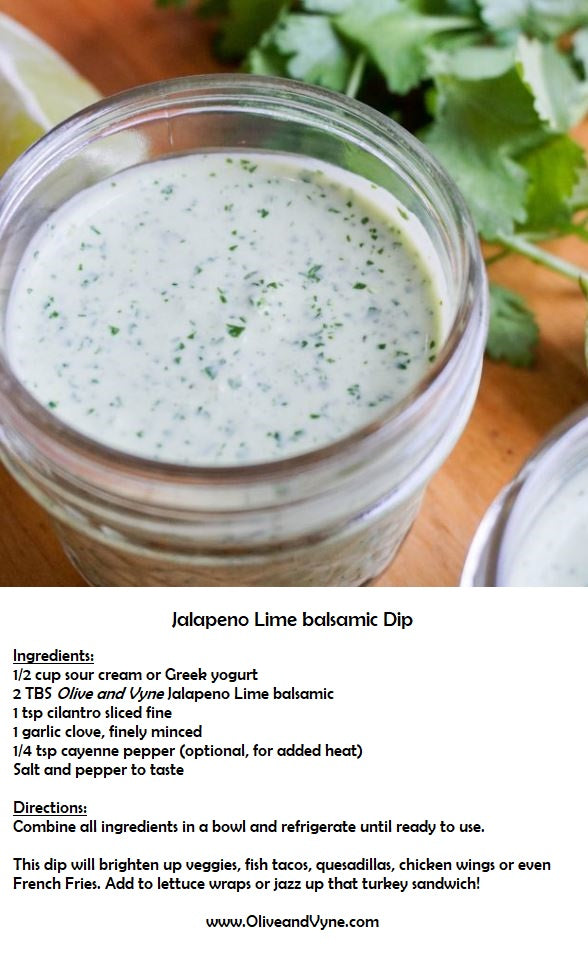 JALAPENO LIME Balsamic Vinegar
