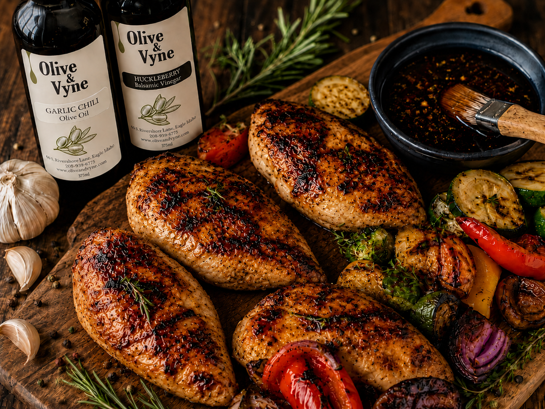 Huckleberry & Garlic Chili Marinade