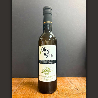 Pomegranate White Balsamic 375ml bottle