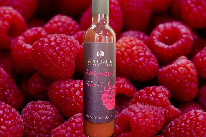 Raspberry Fruit Pulp  Vinegar L'Olivier