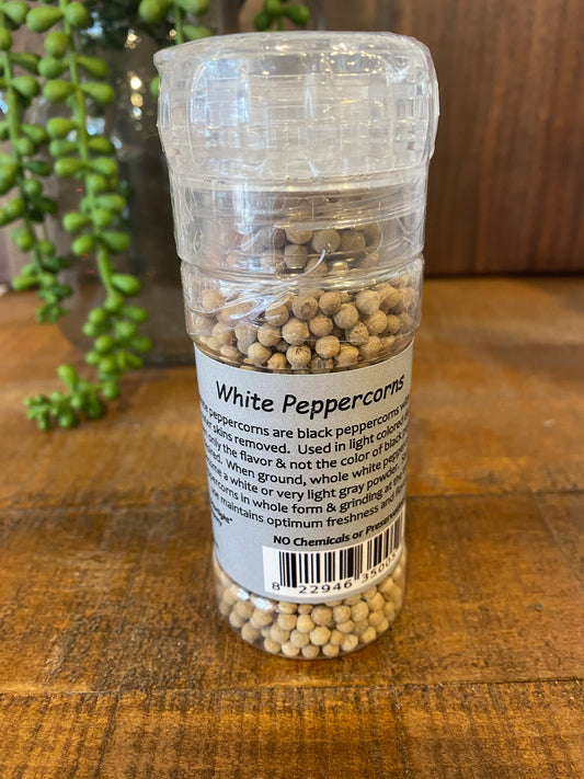 White peppercorns