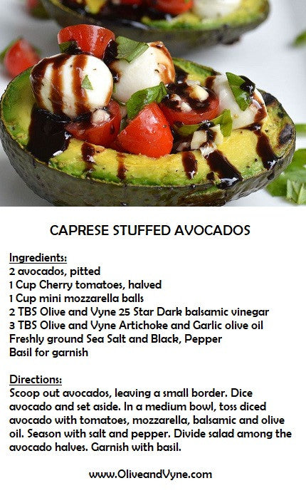 Recipe for stuffed avacados - Easy travel from Eagle, Star, Middleton, Caldwell, Emmett, Kuna, Nampa and Boise