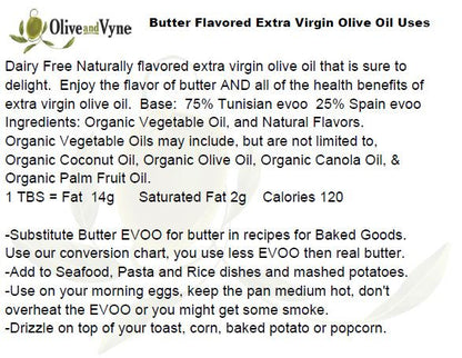 BUTTER Naturally Flavored EVOO