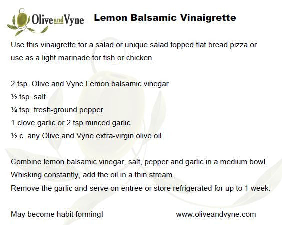 LEMON Balsamic Vinegar